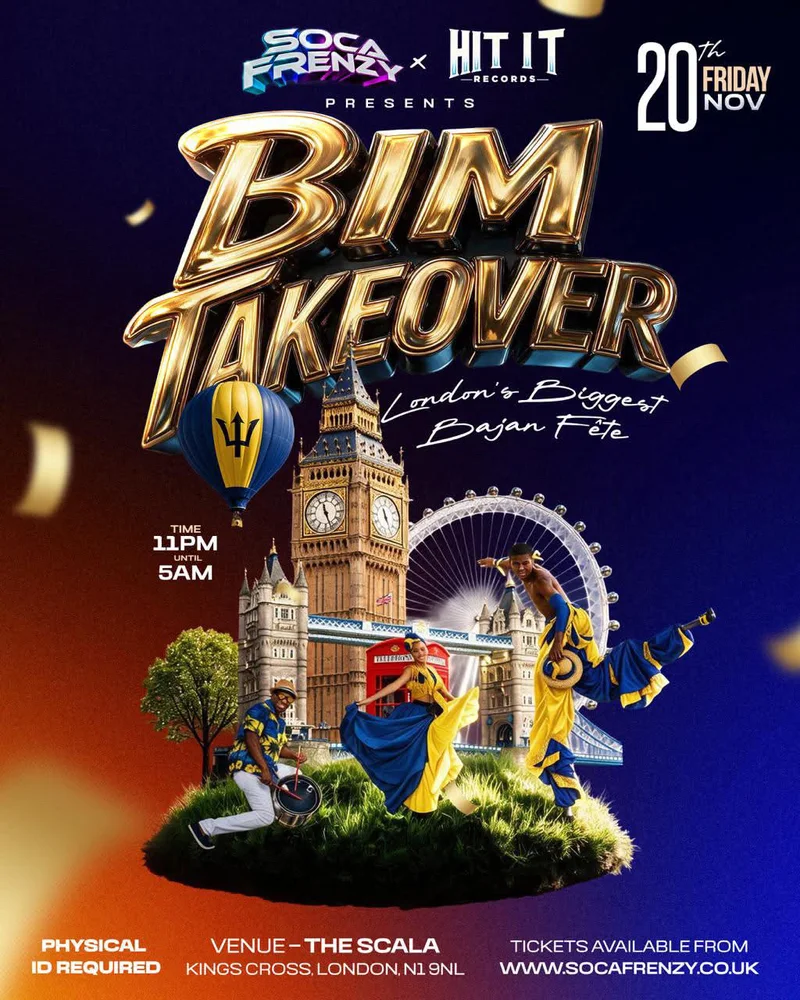 BIM Takeover — London's Biggest Bajan Fête